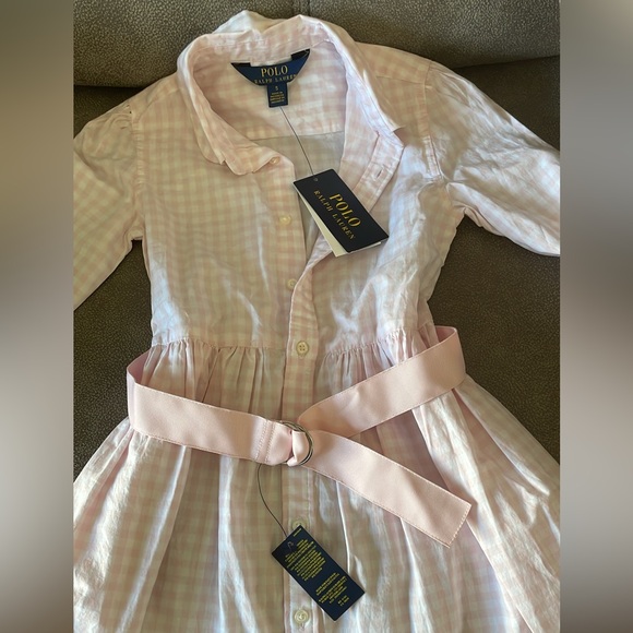 Polo Ralph Lauren little girls belted Dress - Picture 2 of 3